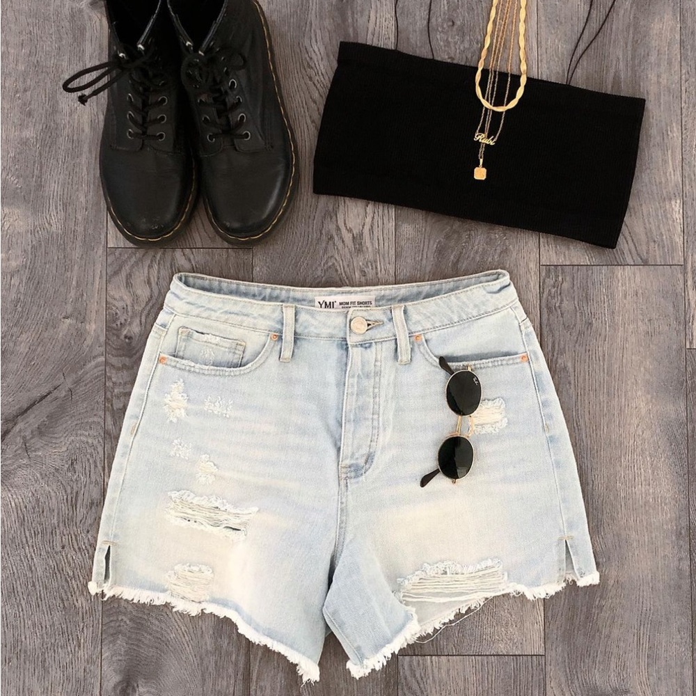 High Waisted Denim Jeans - Picture 2 of 2
